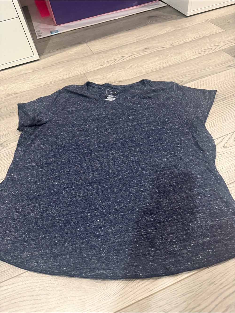 Women’s Navy Heather Short Sleeve Tee